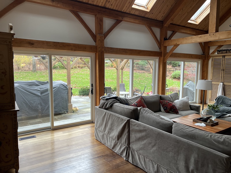 Andersen patio door installation, Redding CT